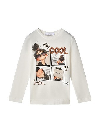 Monnalisa Футболка с длинным рукавом