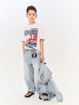 Alessandro Borelli Джинсы barrel для мальчика