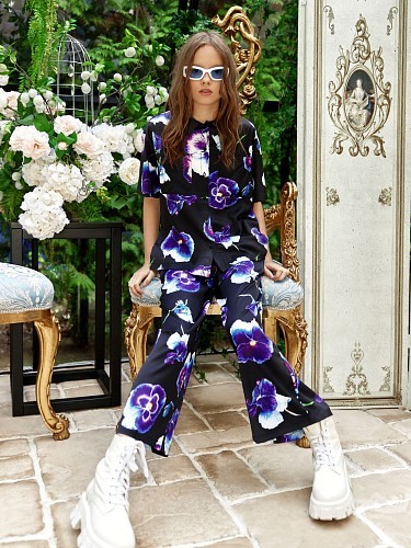 Alessandro Borelli Брюки палаццо Alessandro Borelli Брюки палаццо