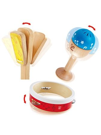 HAPE Музыкальная игрушка "Детский набор перкуссионных инструментов"