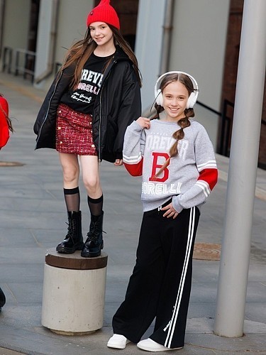 Alessandro Borelli Свитшот с начесом для девочки Alessandro Borelli Свитшот с начесом для девочки