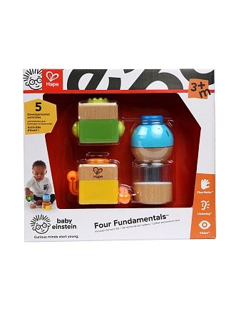 HAPE Деревянный сенсорный набор "Четыре фундамента"
