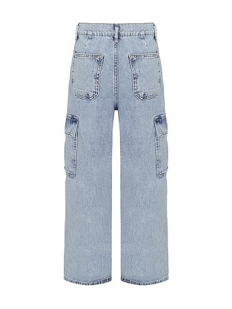 Alessandro Borelli Брюки джинсовые палаццо