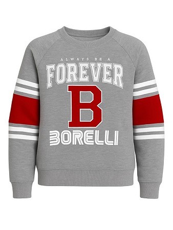 Alessandro Borelli Свитшот с начесом для девочки Alessandro Borelli Свитшот с начесом для девочки