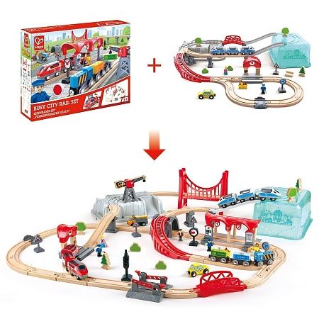 HAPE Игровой набор Ж/Д Городской поезд