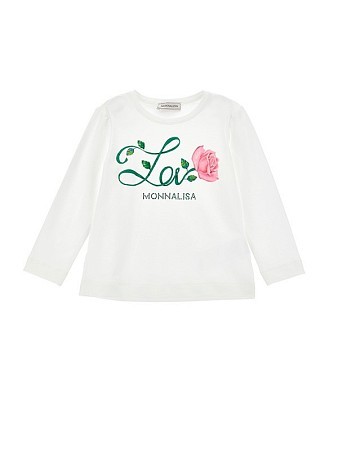 Monnalisa Футболка с длинным рукавом Monnalisa Футболка с длинным рукавом