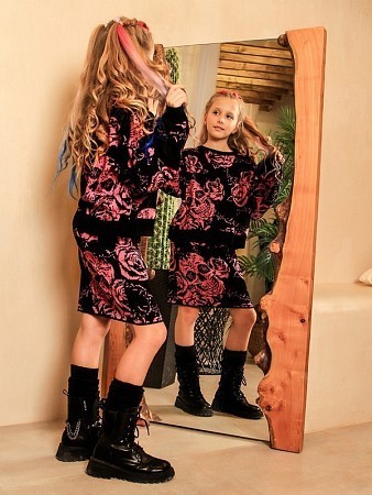 Alessandro Borelli Свитшот вязаный для девочки