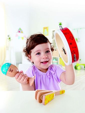 HAPE Музыкальная игрушка "Детский набор перкуссионных инструментов"