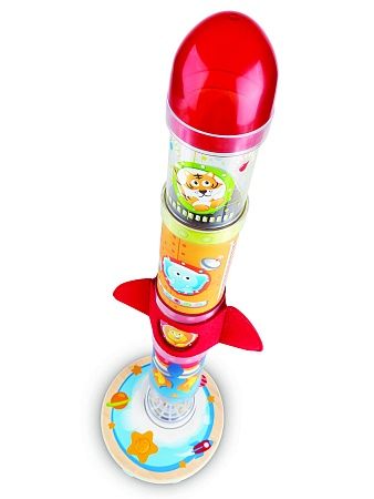 HAPE Интерактивная развивалка для детей "Ракета", движение, счет, цвета